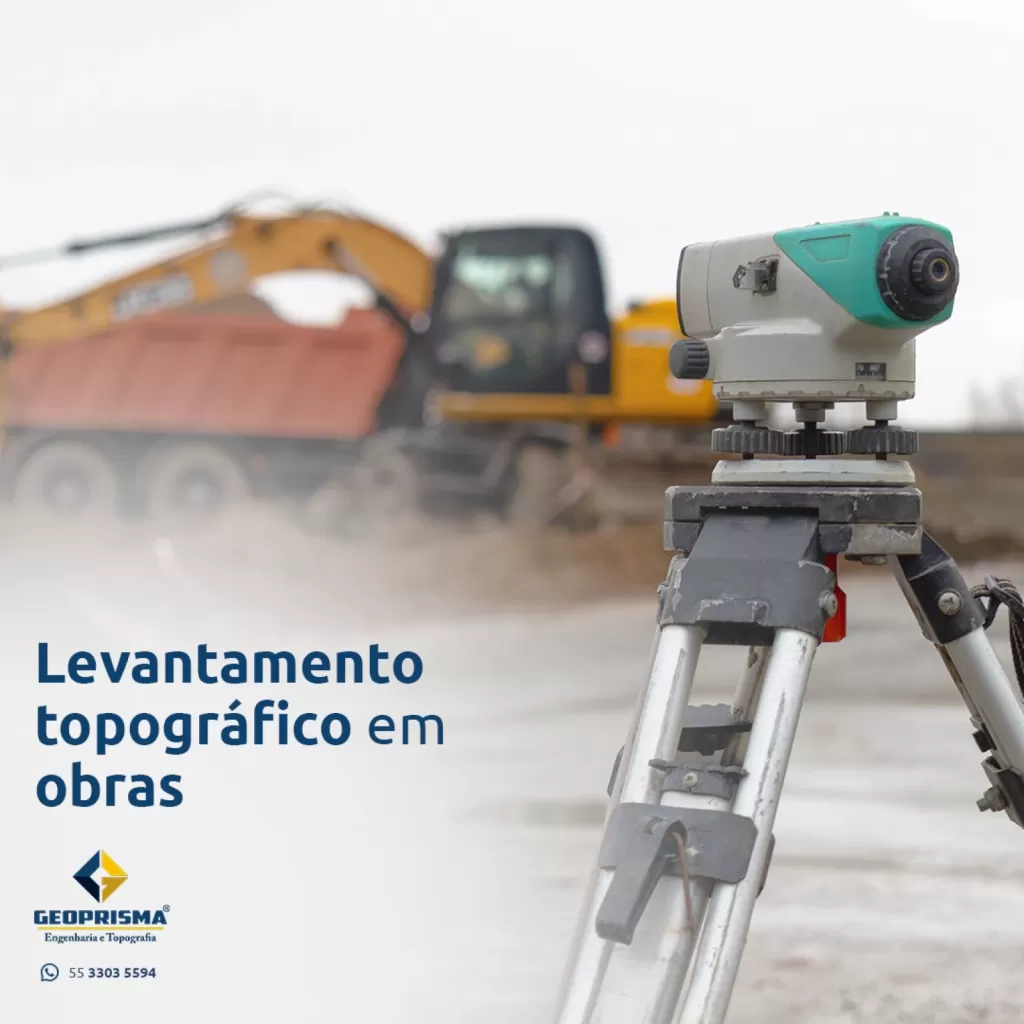 Levantamento topográfico em obras